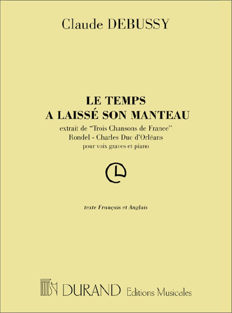 Le Temps A Laisse Son Manteau, Extrait De <Trois